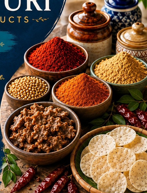 Traditional spices and homemade food products